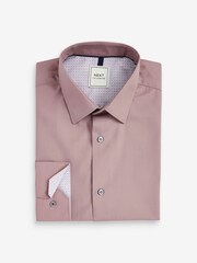 Pink Geometric Regular Fit Trimmed Shirts 2 Pack - Image 2 of 8