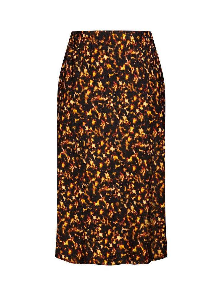 City Chic Orange Bettina Skirt - Image 1 of 3