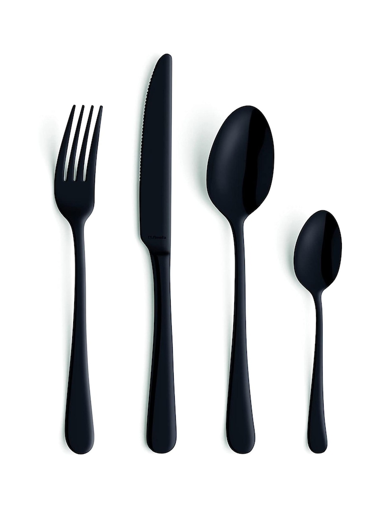 Amefa Black Austin Cutlery 24 Piece Set - Image 2 of 3