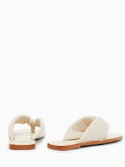 AllSaints White Loop Sandals - Image 1 of 5