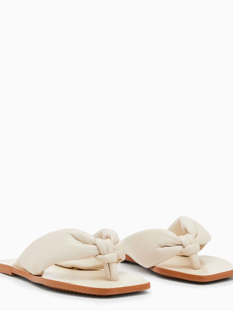 AllSaints White Loop Sandals - Image 2 of 5