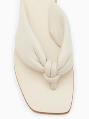 AllSaints White Loop Sandals - Image 4 of 5