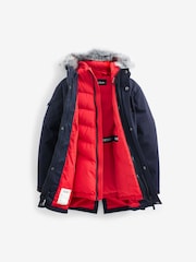Clarks Navy Clarks Boys Navy Shower Resistant 3-in-1 Coat - Image 2 of 5