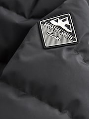 Clarks Black Longline Shower Resistant Puffer Coat - Image 16 of 16