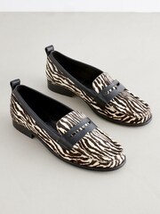 Zebra Forever Comfort® Moccasin Loafers - Image 1 of 7