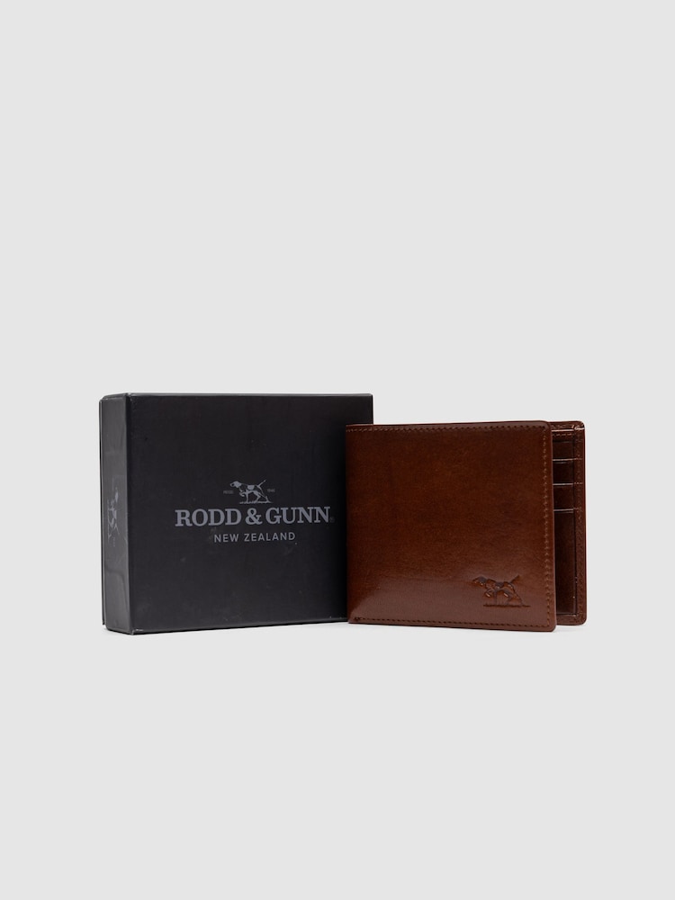 Rodd & Gunn Brown Wakefield Bi-Fold Wallet - Image 1 of 6