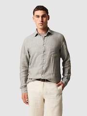 Rodd & Gunn Grey Coromandel Sports Fit Shirt - Image 1 of 5