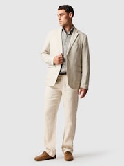 Rodd & Gunn Grey Coromandel Sports Fit Shirt - Image 3 of 5