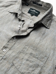 Rodd & Gunn Grey Coromandel Sports Fit Shirt - Image 5 of 5