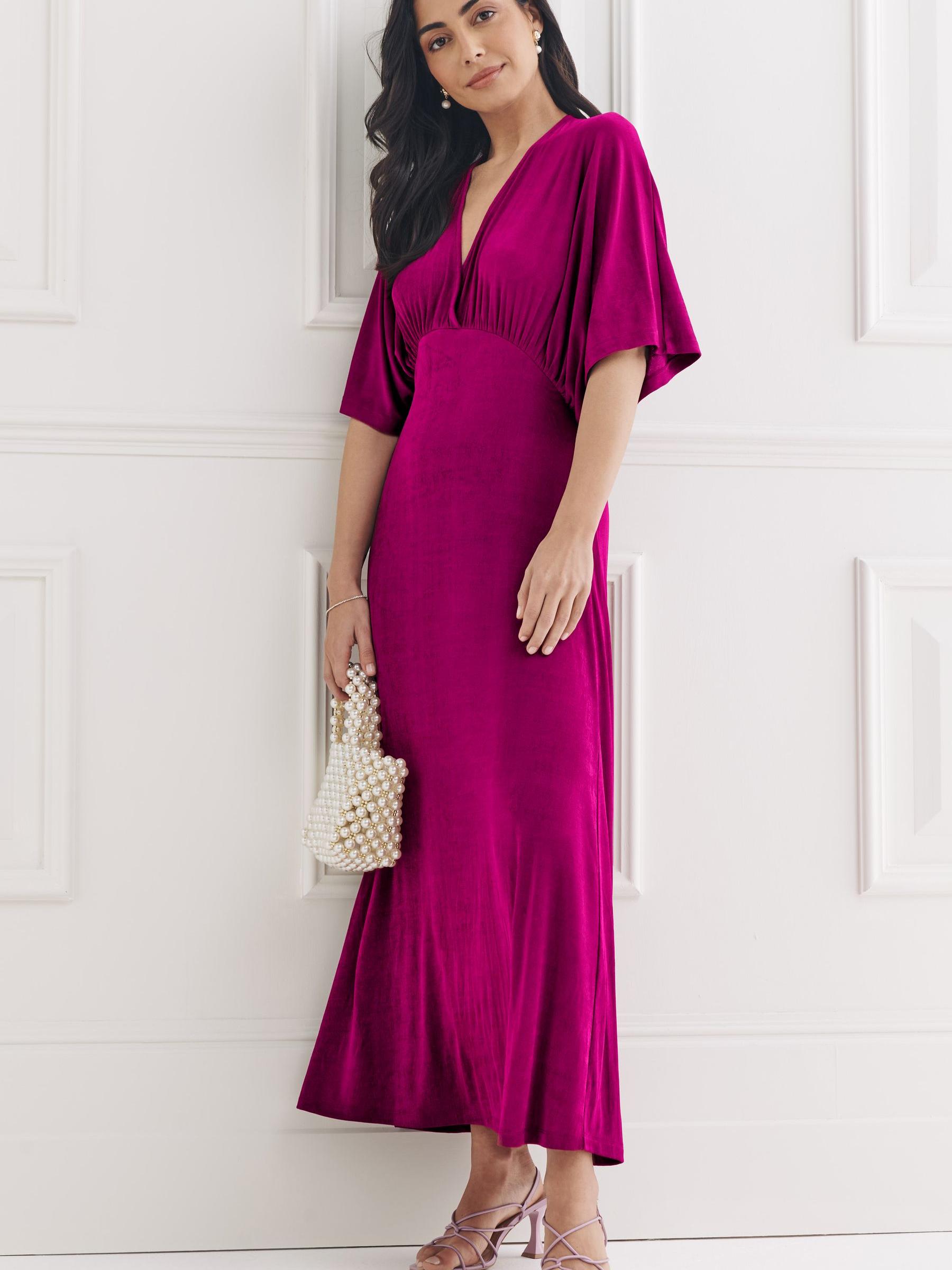 VIP【関税送料無料】希少 BLUMARINE PINK MIDI DRESS abito_corto_con_rose_applicate