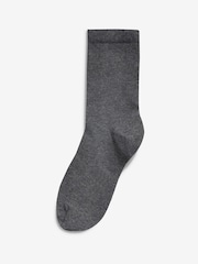 Grey 7 Pack Cotton Rich Socks - Image 2 of 4