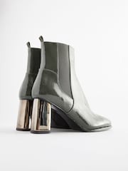 Grey Forever Comfort® Metal Heel Ankle Boots - Image 3 of 5