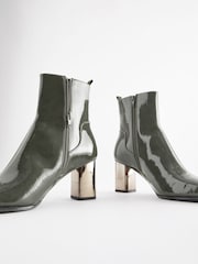Grey Forever Comfort® Metal Heel Ankle Boots - Image 4 of 5