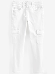 White Lift, Slim And Shape Cropped Slim Combat Jeans - Image 4 of 5
