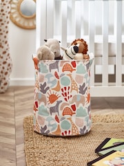 Multi Safari Wipeable Fold Down Printed Laundry Basket - Image 2 of 4