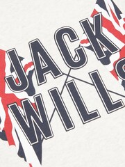 Jack Wills Grey GBR BB Crew Sweatshirt - Image 3 of 3