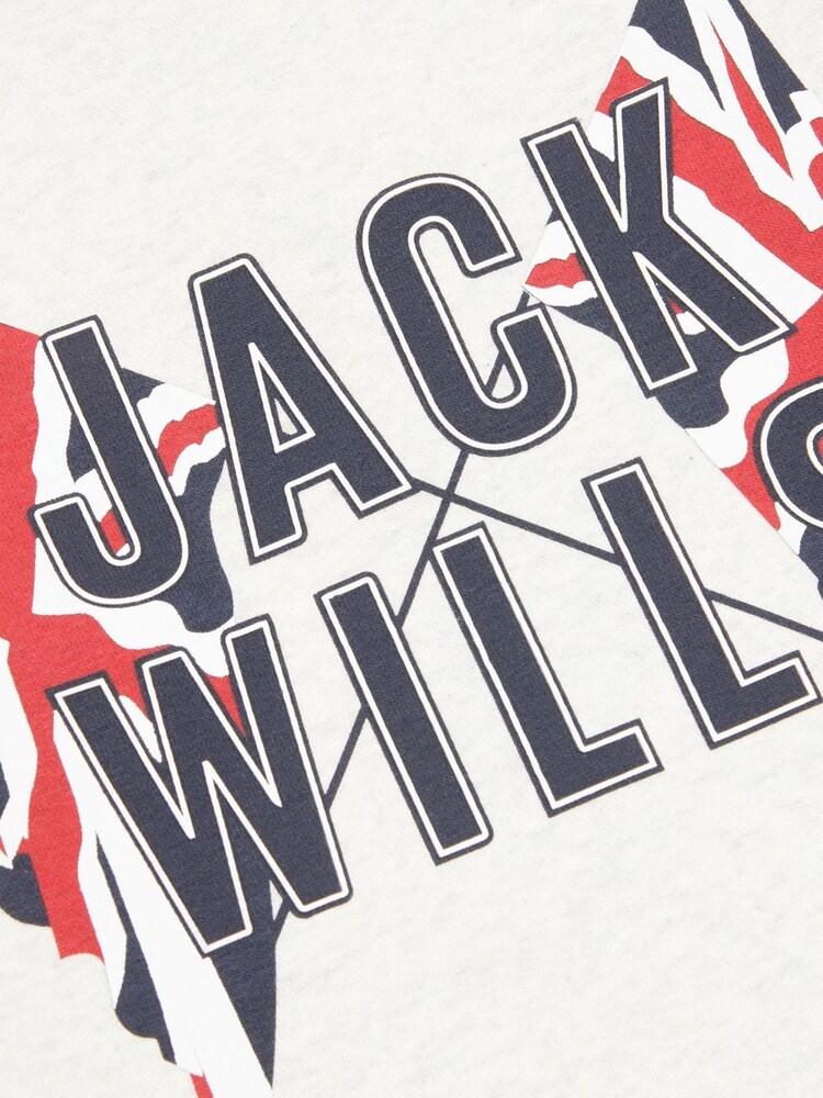 Jack Wills Grey GBR BB Crew Sweatshirt - Image 3 of 3