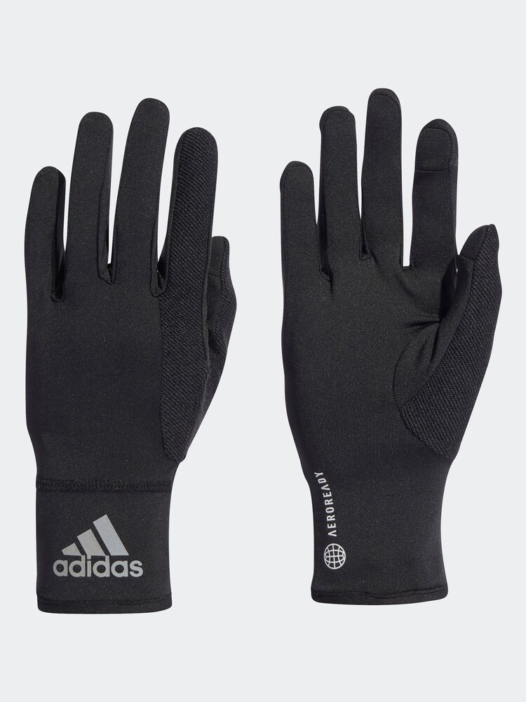 adidas Black Adult AEROREADY Gloves - Image 1 of 3