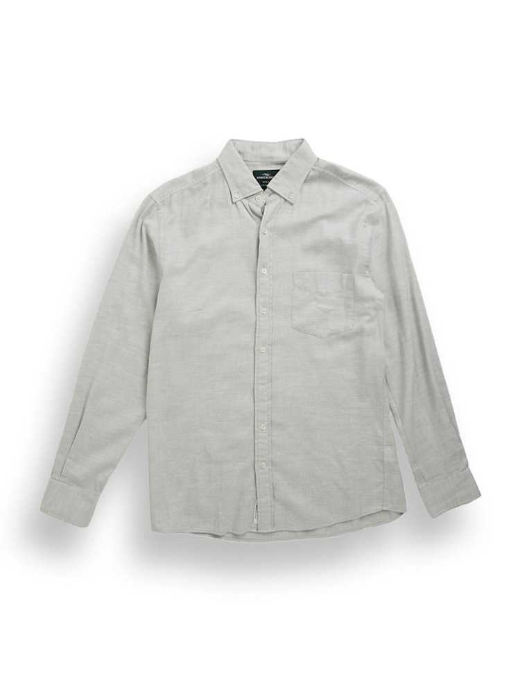 Rodd & Gunn Grey Barrhill Sports Fit Shirt - Image 1 of 2 Rodd & Gunn Grey Barrhill Sports Fit Shirt - Image 1 of 2