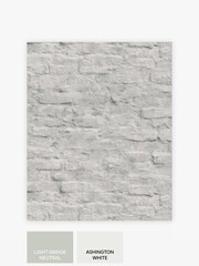 White Brick Effect 10M Wallpaper - Image 3 of 4