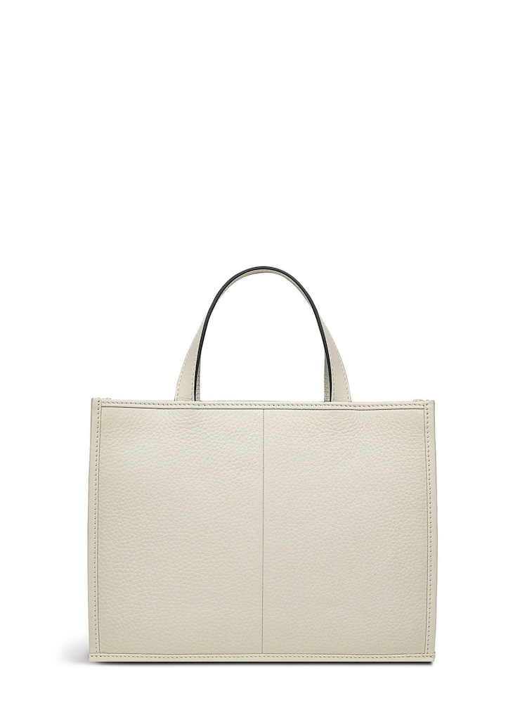 Radley London Cream Close Weave Small Open Top Grab Bag - Image 2 of 5