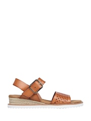 Skechers Brown Womens Desert Kiss Sunny Flair Sandals - Image 4 of 8