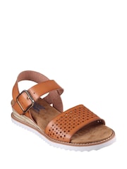 Skechers Brown Womens Desert Kiss Sunny Flair Sandals - Image 5 of 8