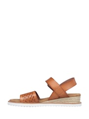 Skechers Brown Womens Desert Kiss Sunny Flair Sandals - Image 6 of 8