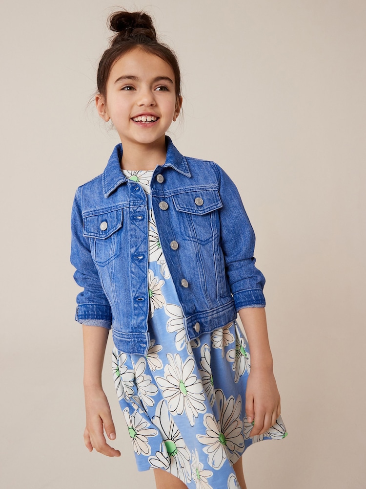 Leuchtendes Denimblau - Western-Jacke aus 100 % Baumwolle (3–16 J.) - Bild 1 von 9 Leuchtendes Denimblau - Western-Jacke aus 100 % Baumwolle (3–16 J.) - Bild 1 von 9