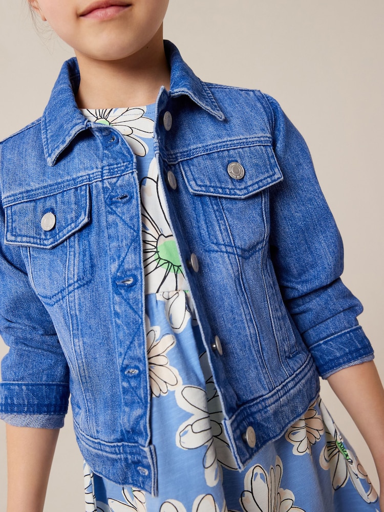 Denim Bleu vif - Veste Western % 100 (3à16 ) - Image 5 of 9