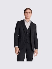 MOSS Charcoal Grey Stretch Suit Jacket - Image 1 of 7