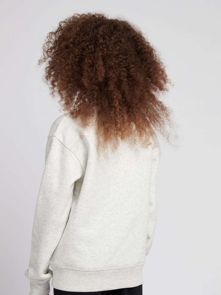 Jack Wills Cream Script Crew Sweat Top - Image 2 of 6