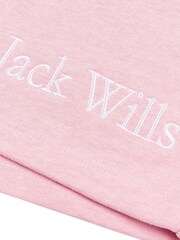 Jack Wills Pink Script Jog Shorts - Image 3 of 3