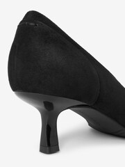 Black Forever Comfort® with MotionFlex Point Toe Kitten Heels - Image 6 of 6