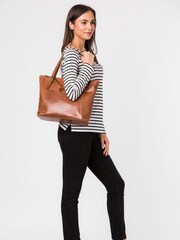 Conkca Mondo Leather Tote Bag - Image 6 of 6