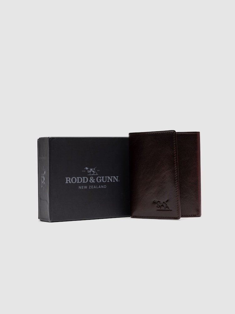 Rodd & Gunn Brown Wesport Tri Fold Wallet - Image 1 of 6