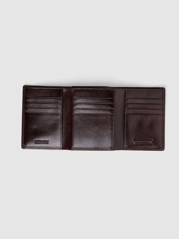 Rodd & Gunn Brown Wesport Tri Fold Wallet - Image 2 of 6