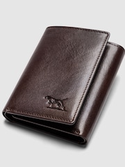 Rodd & Gunn Brown Wesport Tri Fold Wallet - Image 3 of 6