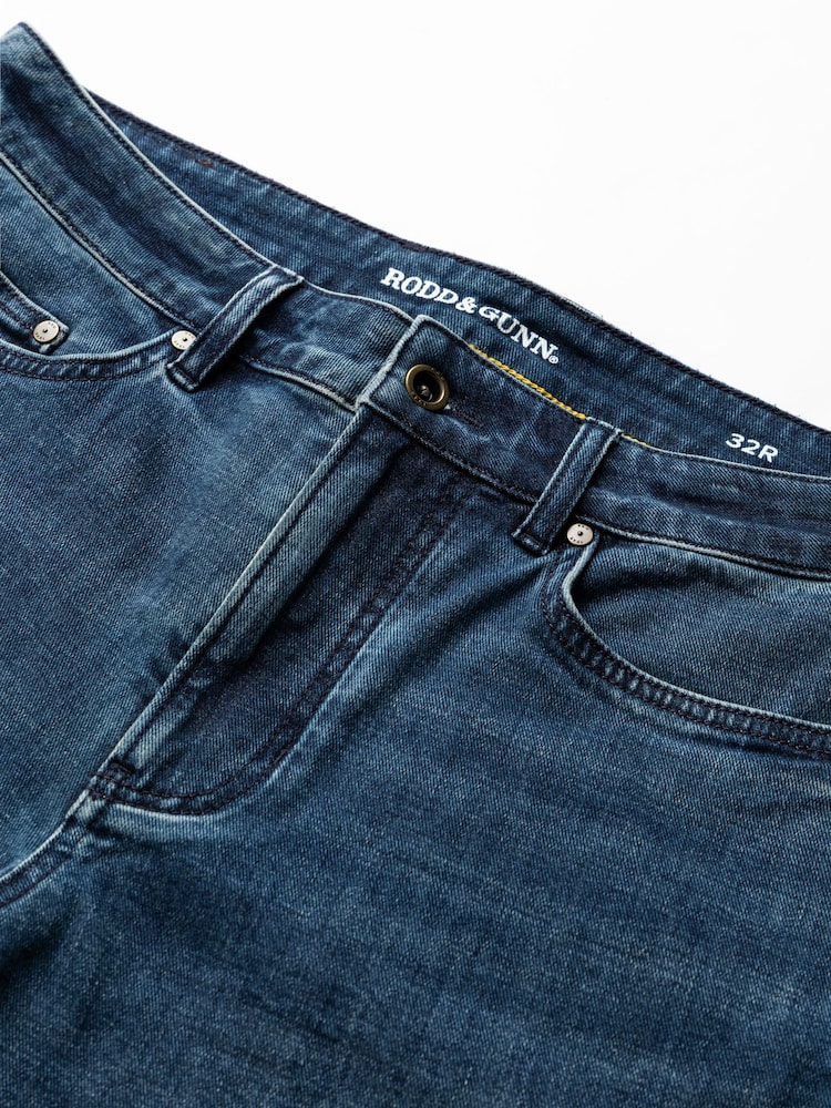 Rodd & Gunn Blue Hadlow 9" Shorts - Image 5 of 5