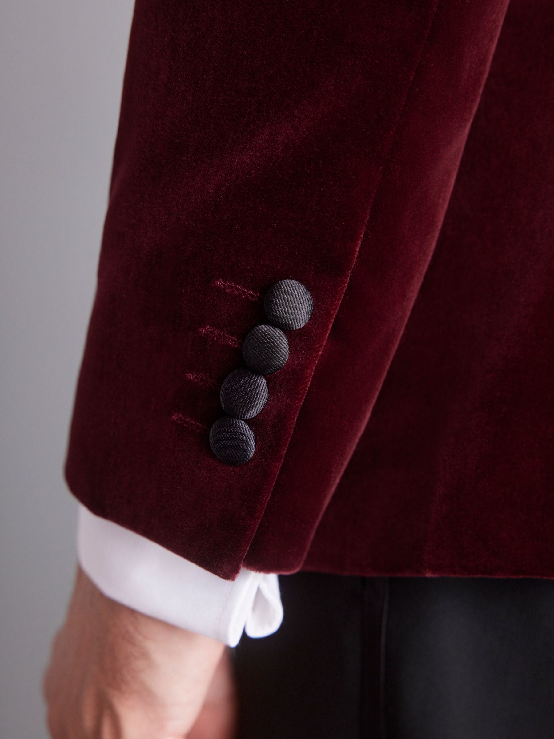 【公式ショップ】 Buy Burgundy Red Slim Fit Signature Pontoglio Italian Fabric ジャケット・アウター
