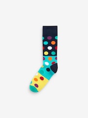 Bright Mix Geo Pattern Socks 8 Pack - Image 2 of 10