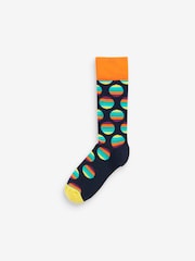 Bright Mix Geo Pattern Socks 8 Pack - Image 5 of 10
