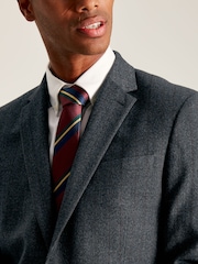 Joules Navy Check Wool Slim Fit Suit: Jacket - Image 5 of 8