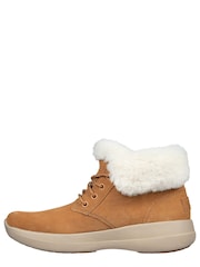 Skechers Brown GO WALK Stability Womens Boots - Image 2 of 5