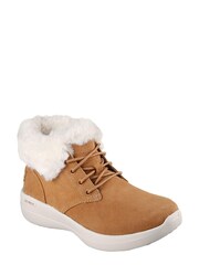 Skechers Brown GO WALK Stability Womens Boots - Image 3 of 5