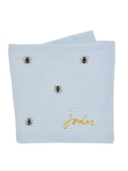 Joules Blue Botanical Bee 100% Cotton Beach Towel - Image 2 of 3