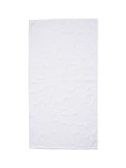 Ted Baker White Magnolia 100% Cotton Jacquard Towel - Image 3 of 4