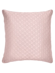 Ted Baker Pink T Quilted Polysatin Sham Pillowcase - Image 2 of 4