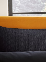 Ted Baker Black T Quilted Polysatin Sham Pillowcase - Image 2 of 4