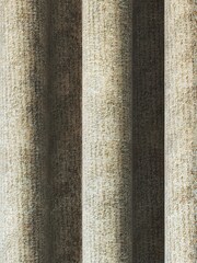 Nalu Nicole Scherzinger Natural Hana Textured Fully Lined Eyelet Curtains - Image 4 of 4